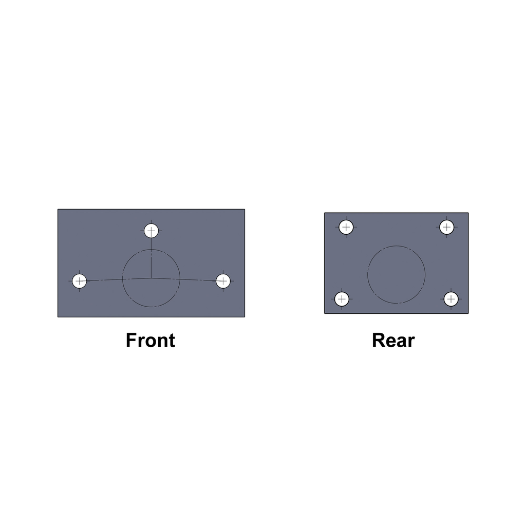 Kit de Plaques pour Fixation Arceau