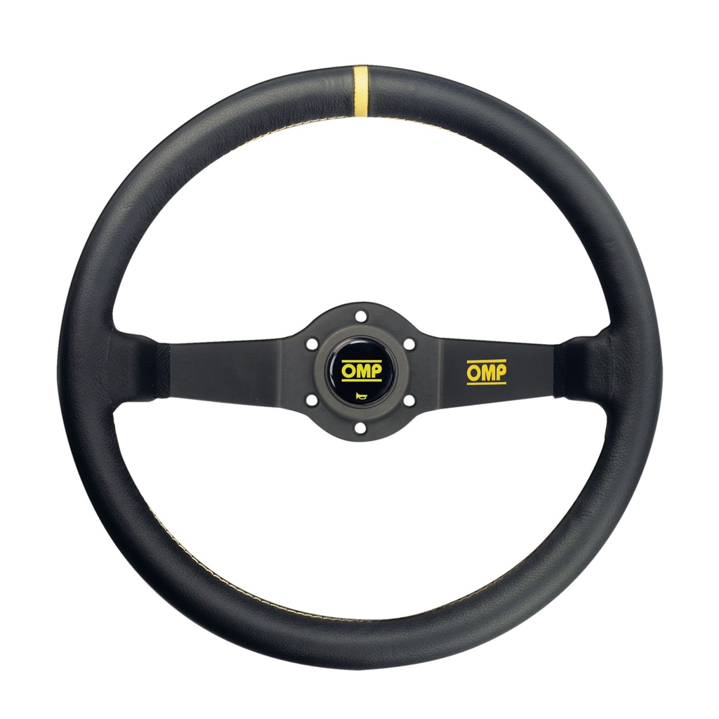 [OD0-1950-071] RALLY - Volant en Cuir 35cm 2 Branches