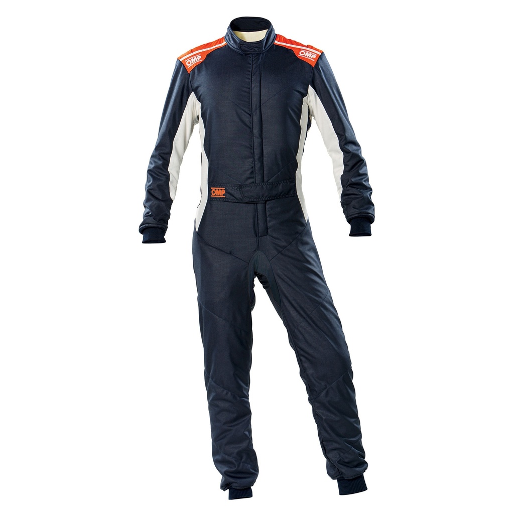[IA0-1860-A01-249-46] ONE-S - Combinaison FIA 8856-2018 (BLEU MARINE/ORANGE FLUO, 46)