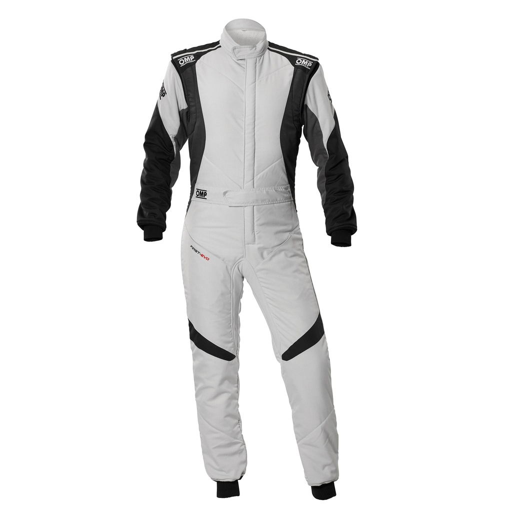 [IA0-1874-A01-089-42] FIRST EVO - Combinaison FIA 8856-2018 (ARGENT/NOIR, 42)