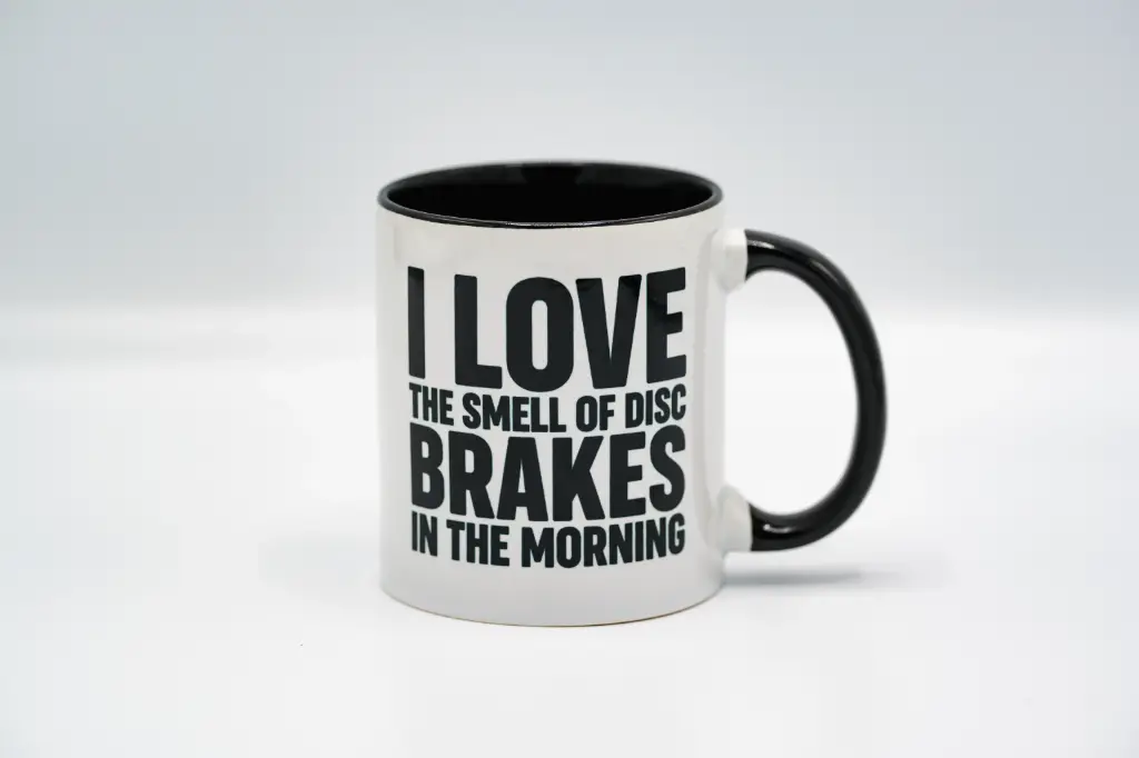 [B-MUG-0005-U-0-U] Mug Tracé - "Brake in the Morning"