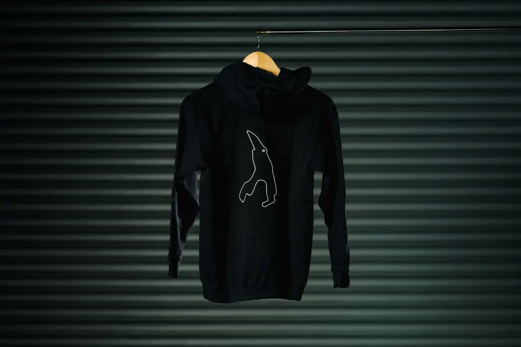 [B-PUL-0001-U-Noi-L] Hoodie - Tracé (L)