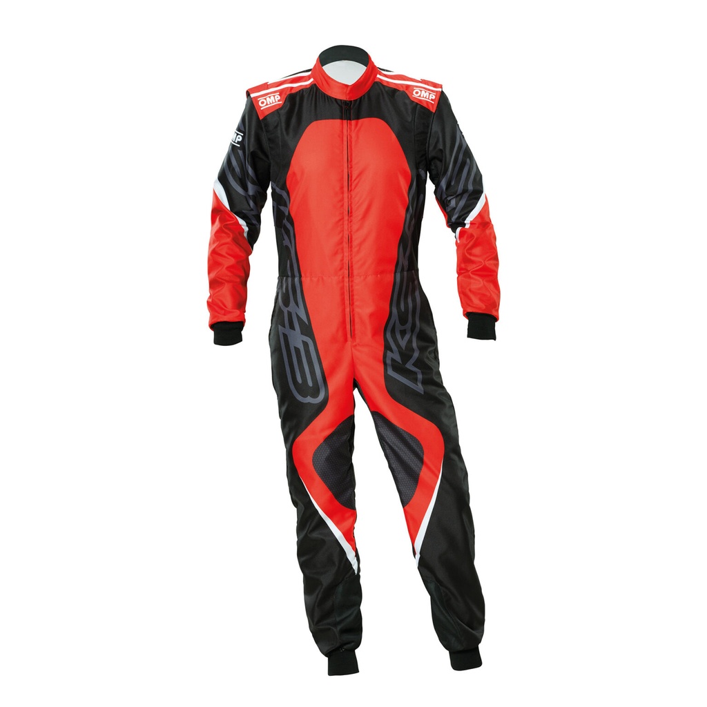 [KA0-1733-A01-073-42] KS-3X ART - Combinaison FIA 8877-2022 (NOIR/ROUGE, 42)