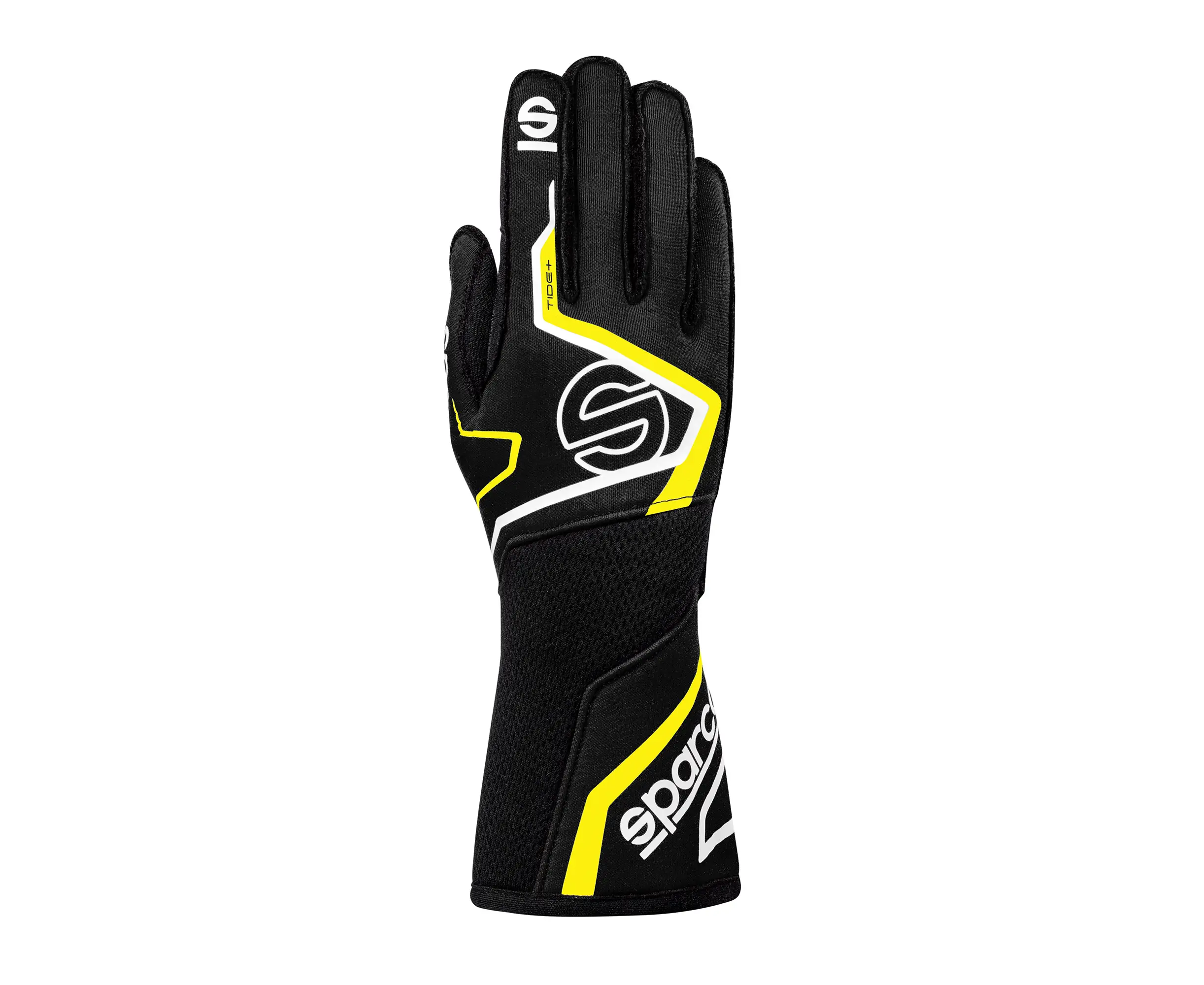[BRG0001B0K08008] Sparco - Gants Tide+ (NOIR/JAUNE FLUO, 8)