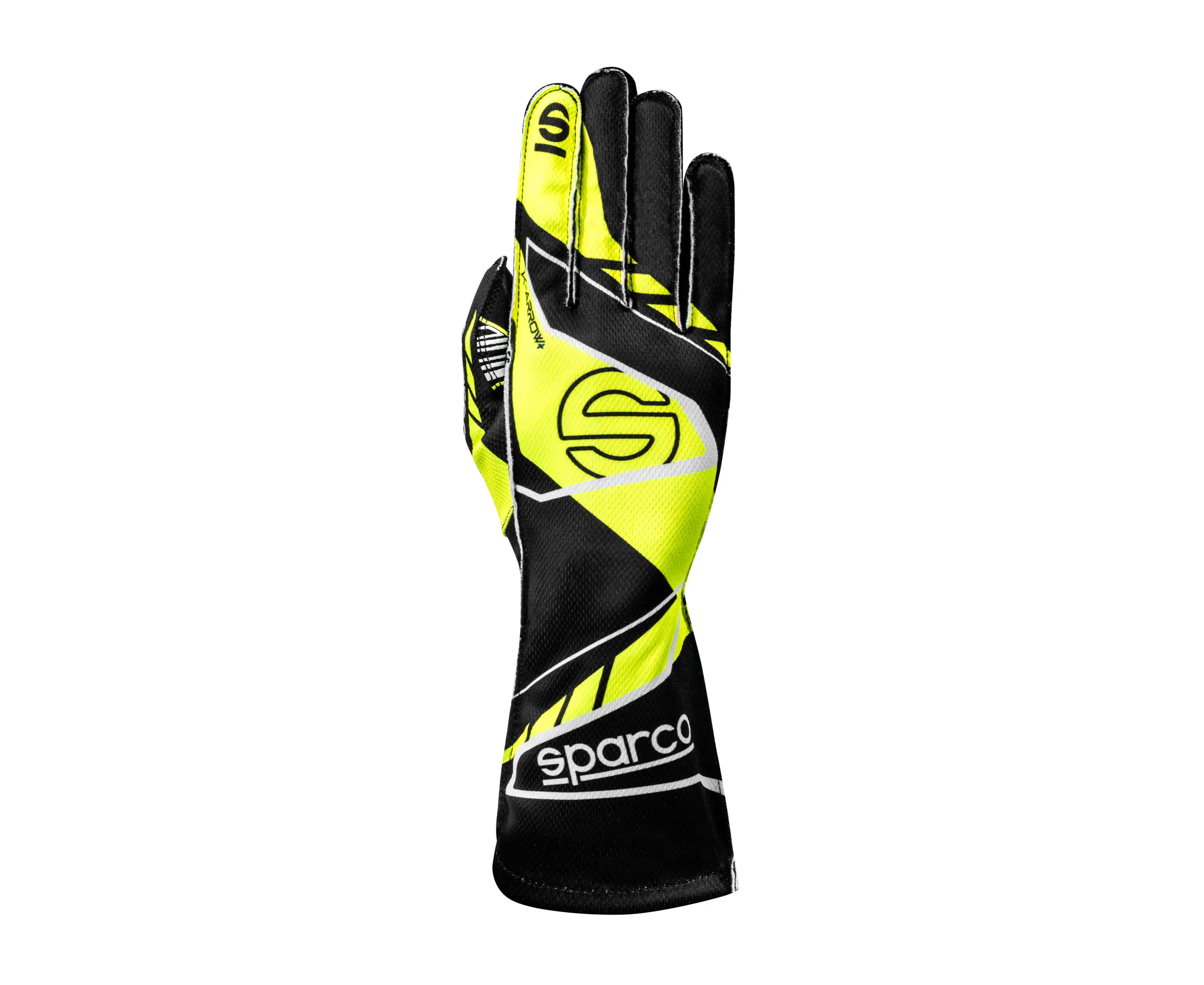 [BKG0003B0] Sparco - Gants Karting K-Arrow+ (FIA 8877-2022) (NOIR/JAUNE FLUO, 4)