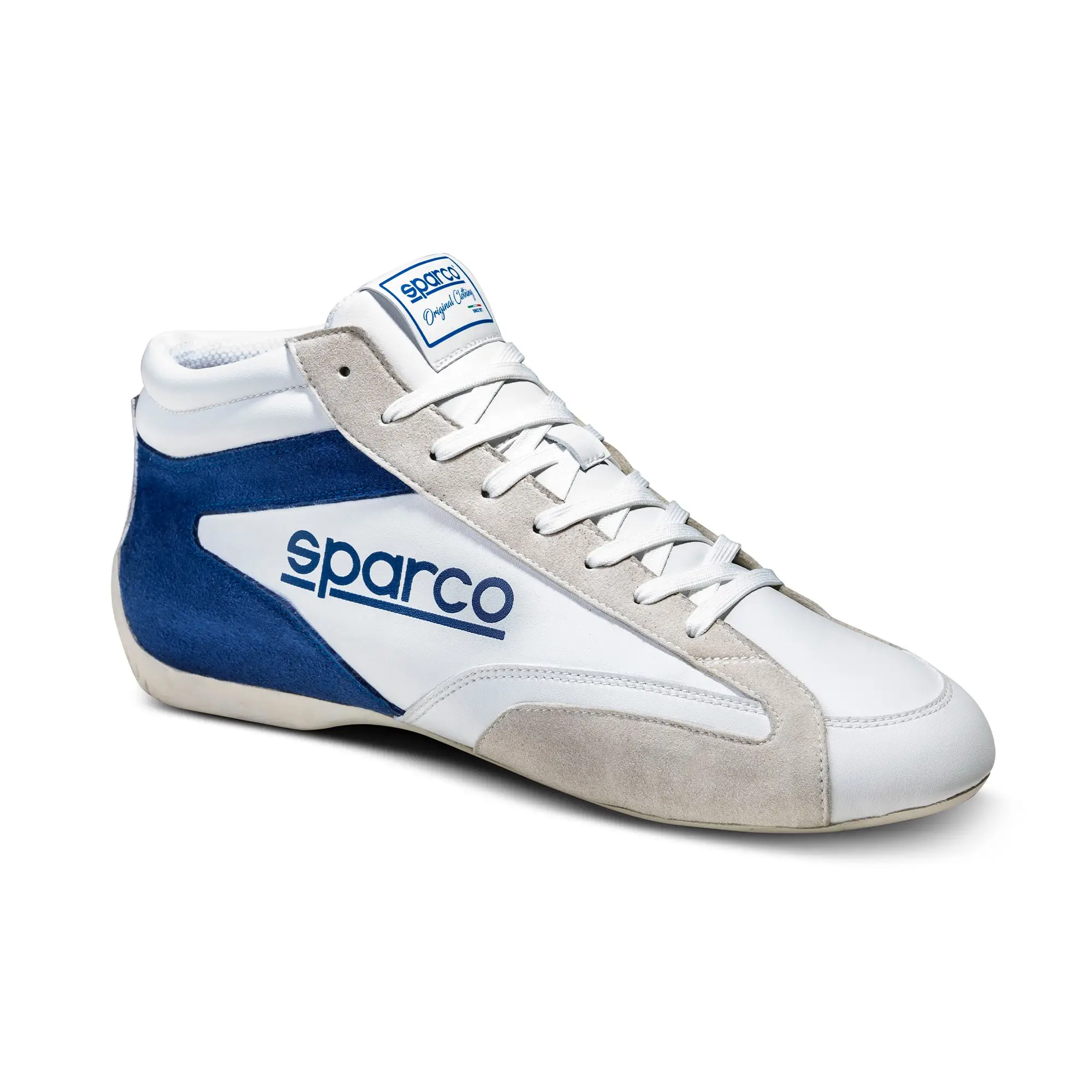 [0012A8] Sparco - Sneakers S-Drive Mid (BLANC/BLEU, 37)
