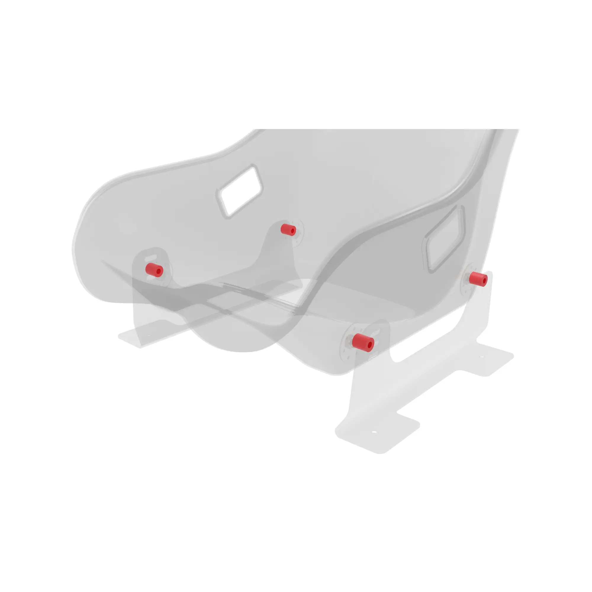 Sparco - Kit de 4 Entretoises 20 mm (Spécifique Sièges Ultra)
