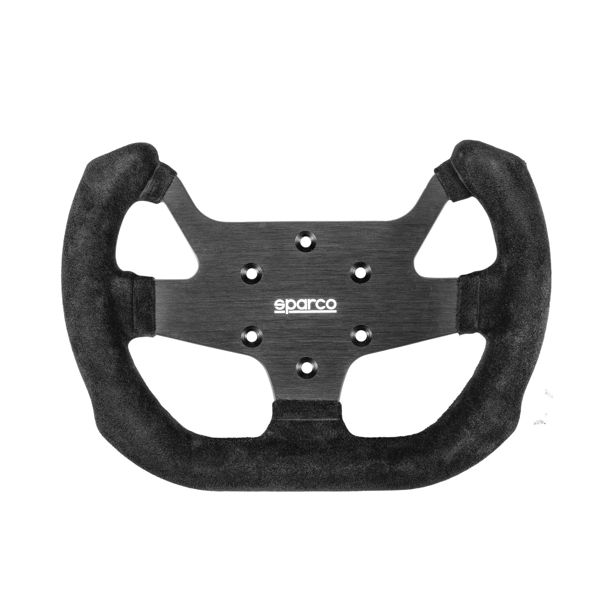 Sparco - Volant F-10A 6 Trous Aluminium - Suédine Noire