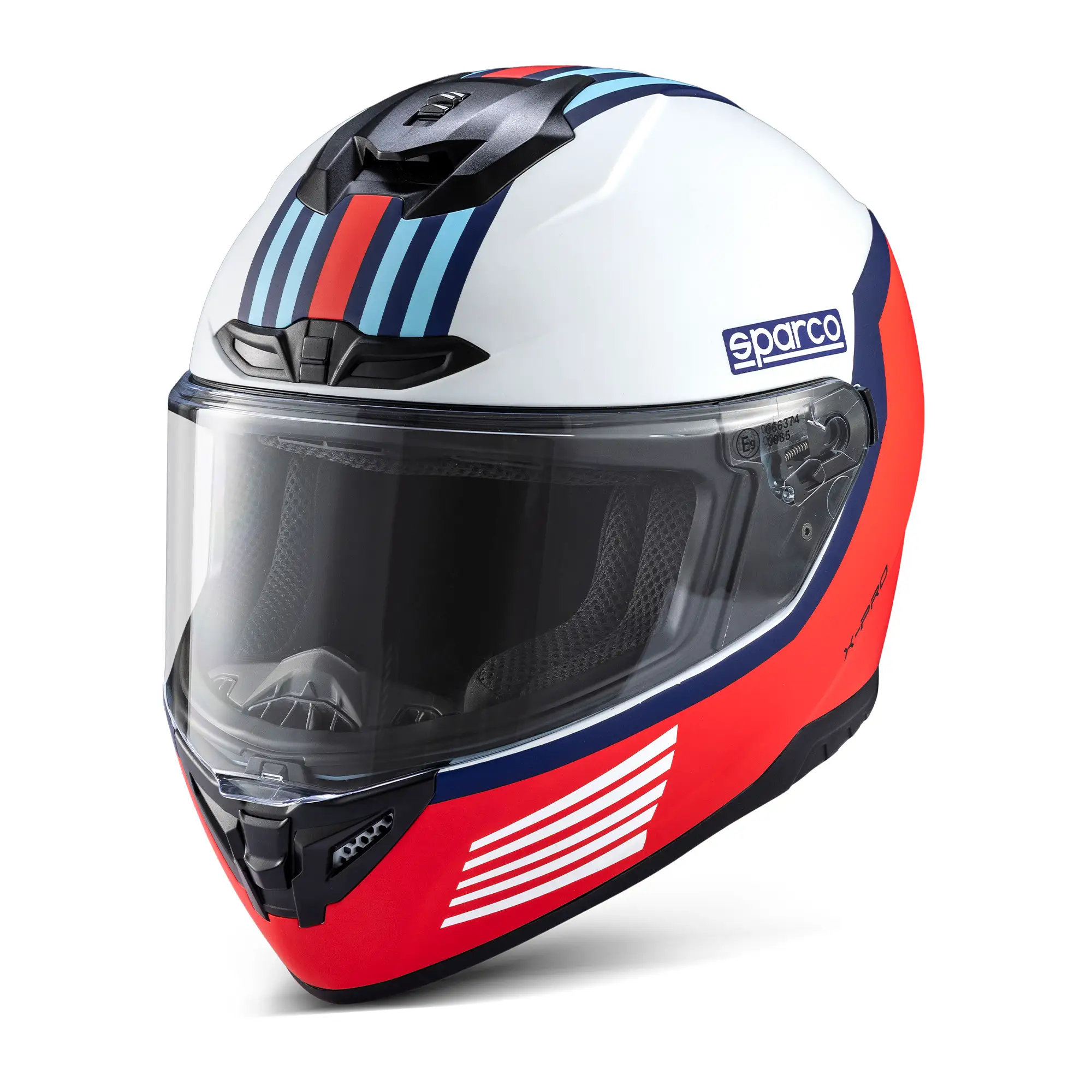Sparco - Casque Intégral X-Pro Martini Racing - Homologation ECE 22-06
