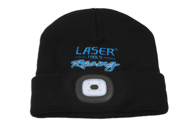 LASER - Bonnet tools racing noir avec led