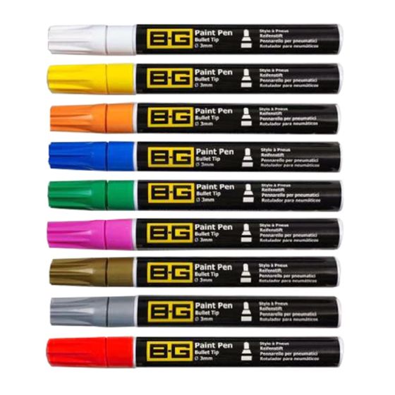 [BG520J] BG Racing - Marqueur pour Pneu D 3mm -  Jaune