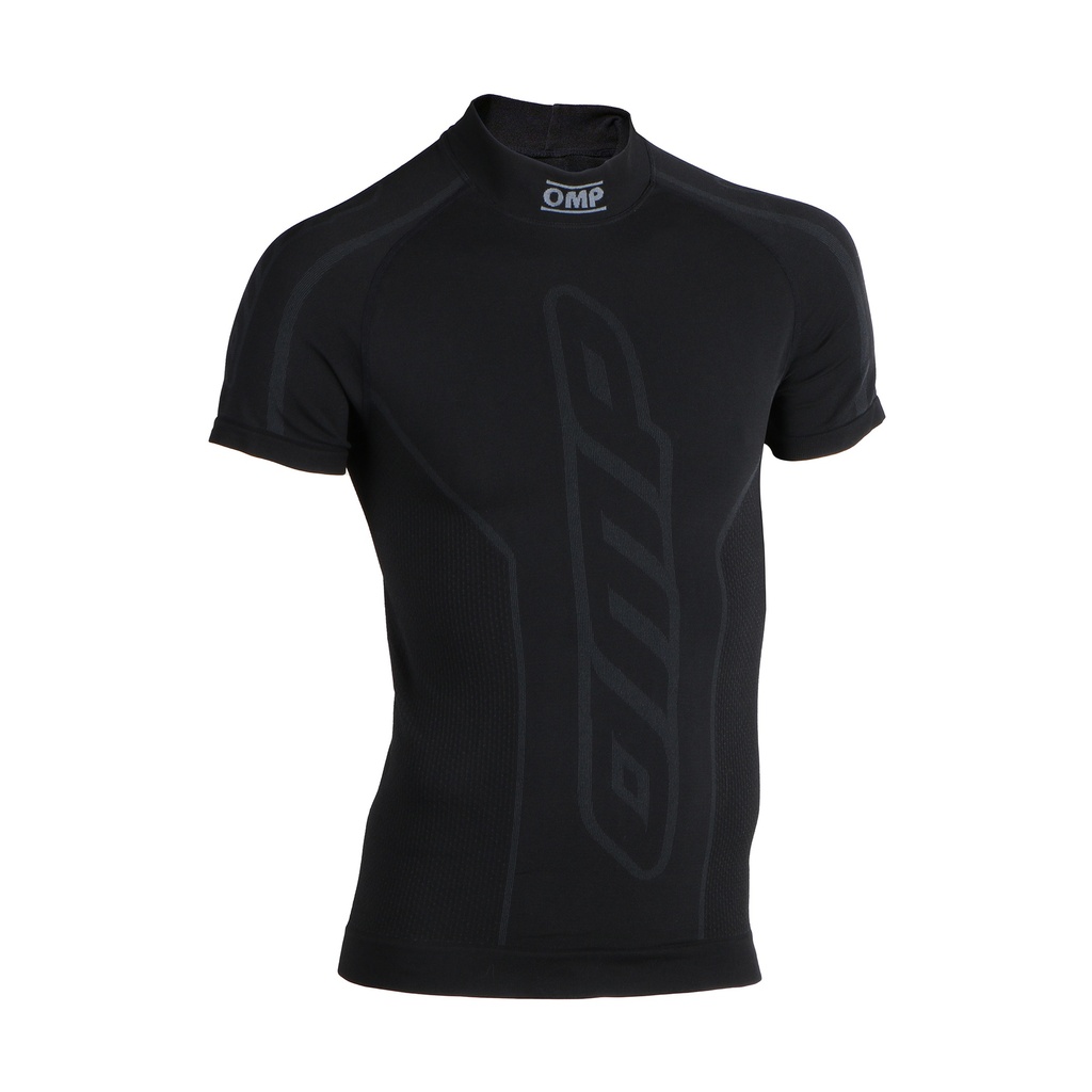 [KE0-3030-A01-071-1012Y] KS - Sous-pull Karting Manches Courte - Pour Enfant (NOIR, 10-12 ANS)