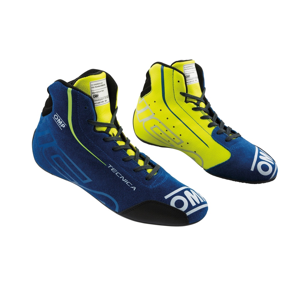 [IC0-0836-A01-044-37] TECNICA - Chaussures FIA 8856-2018 (BLEU/JAUNE, 37)