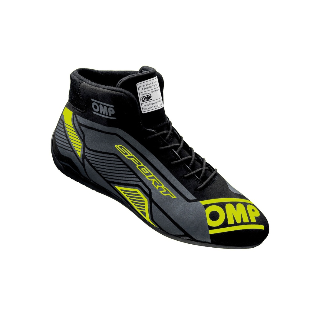 [IC0-0829-A01-178-37] SPORT - Chaussures FIA 8856-2018 (NOIR/JAUNE FLUO, 37)