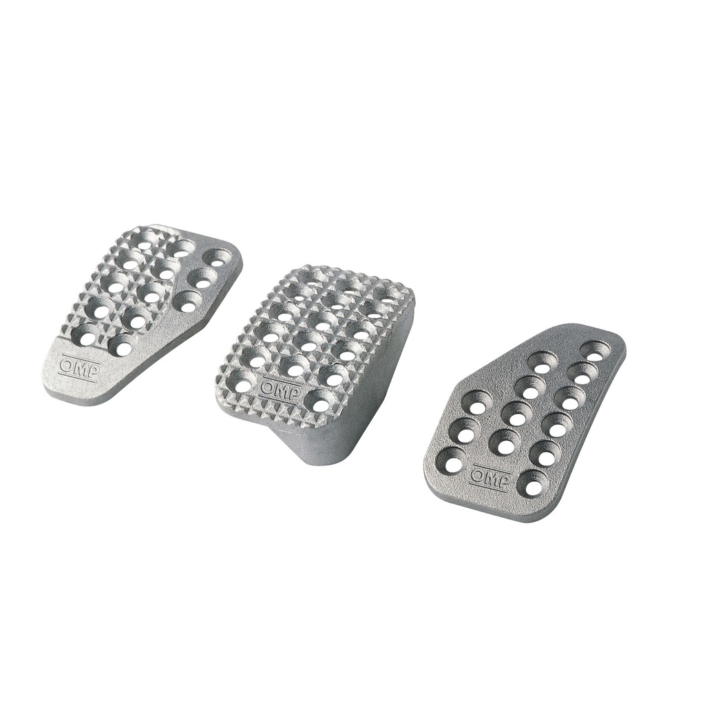 [OA0-1000-003] Set 3 Pédales Aluminium Sablé Argent